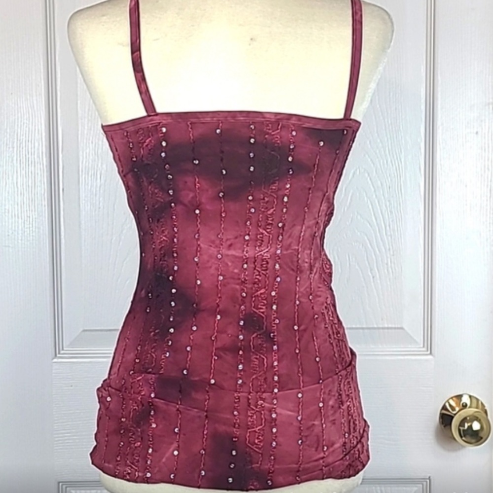 BKE Sequined Tank Top shimmer sparkly - Picture 3 of 9